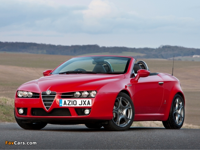 Alfa Romeo Spider UK-spec 939E (2006–2010) wallpapers (640 x 480)