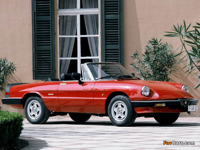 Alfa Romeo Spider 115 (1983–1990) wallpapers (640 x 480)