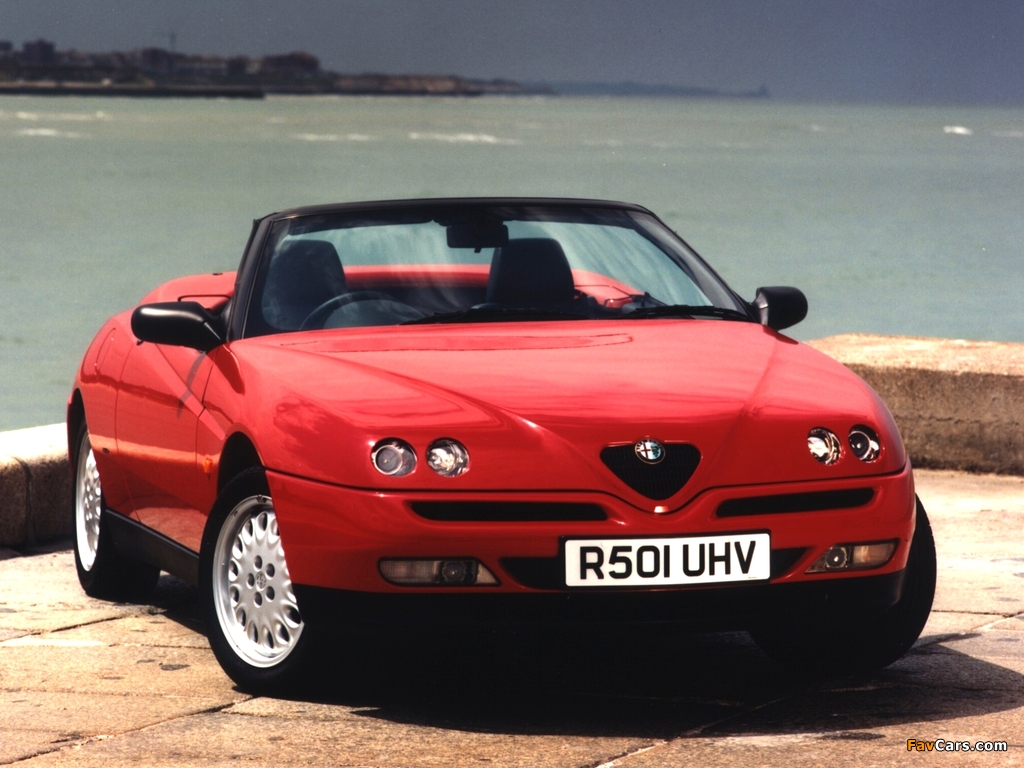 Alfa Romeo Spider UK-spec 916 (1995–1998) wallpapers (1024 x 768)
