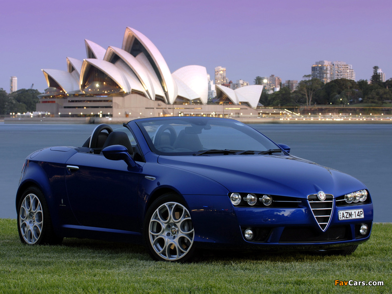 Alfa Romeo Spider AU-spec 939E (2006–2010) wallpapers (800 x 600)