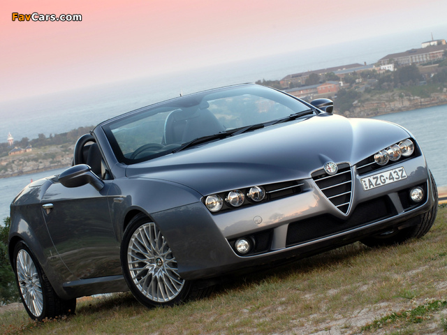 Photos of Alfa Romeo Spider AU-spec 939E (2006–2010) (640 x 480)