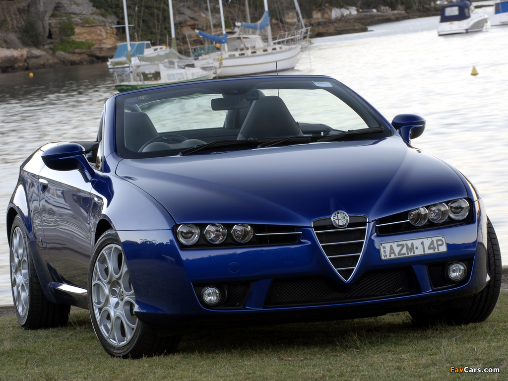 Photos of Alfa Romeo Spider AU-spec 939E (2006–2010) (1024 x 768)