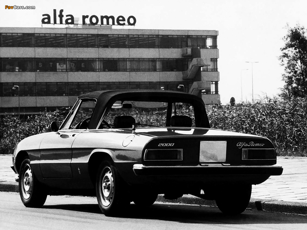 Pictures of Alfa Romeo 2000 Spider Veloce 105 (1971–1983) (1024 x 768)