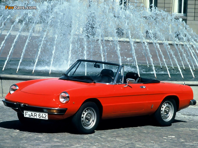 Pictures of Alfa Romeo Spider Junior 105 (1972–1977) (640 x 480)