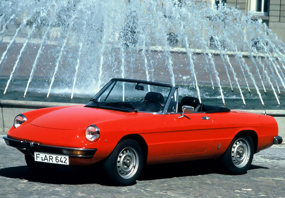 Pictures of Alfa Romeo Spider Junior 105 (1972–1977)