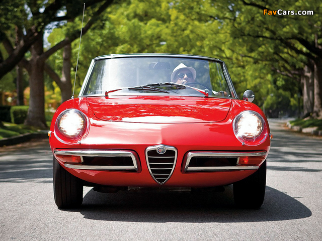 Alfa Romeo 1750 Spider Veloce US-spec 105 (1968–1969) wallpapers (640 x 480)