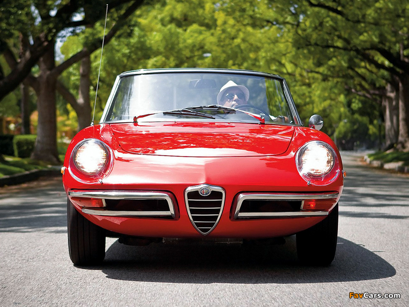 Alfa Romeo 1750 Spider Veloce US-spec 105 (1968–1969) wallpapers (800 x 600)