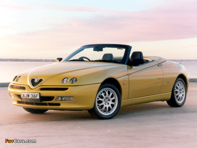 Alfa Romeo Spider AU-spec 916 (1998–2003) wallpapers (640 x 480)