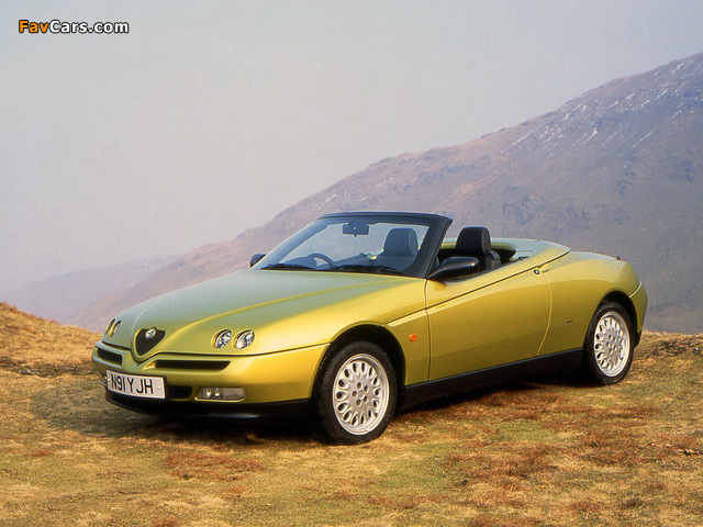 Alfa Romeo Spider UK-spec 916 (1995–1998) wallpapers (640 x 480)