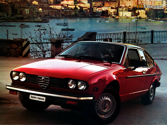 Alfa Romeo Sprint Veloce 116 (1978–1981) pictures (640 x 480)