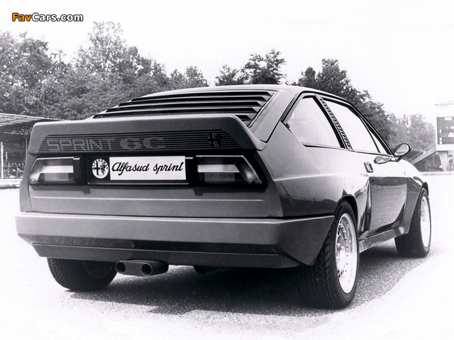 Images of Alfa Romeo Alfasud Sprint 6C Prototype 1 902 (1982) (640 x 480)