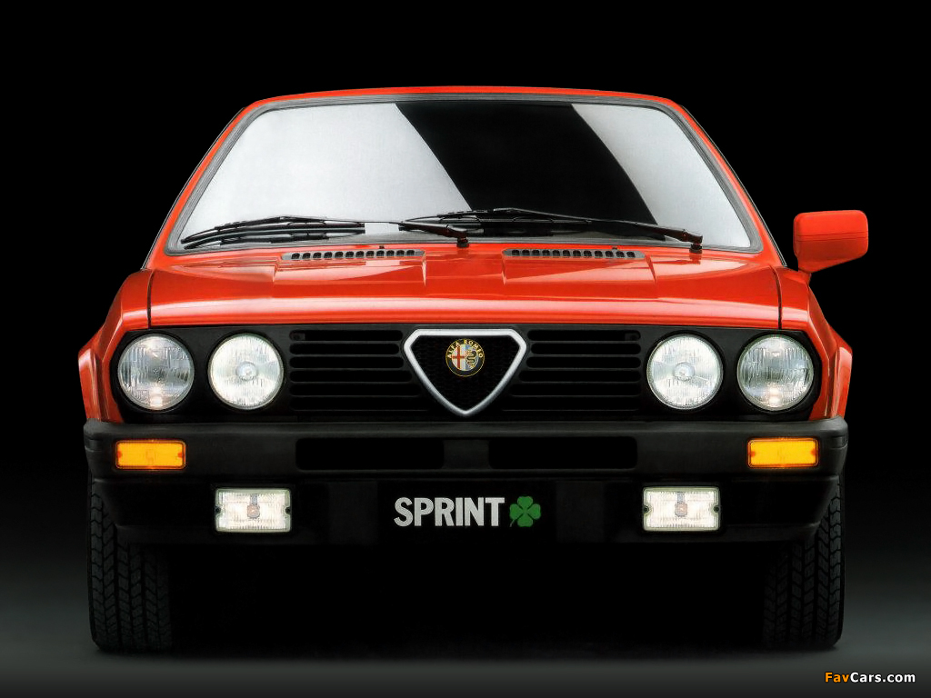 Alfa Romeo Sprint 1.7 Quadrifoglio Verde 902 (1987–1989) wallpapers (1024 x 768)