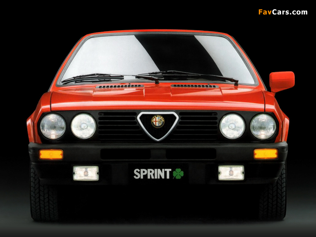 Alfa Romeo Sprint 1.7 Quadrifoglio Verde 902 (1987–1989) wallpapers (640 x 480)
