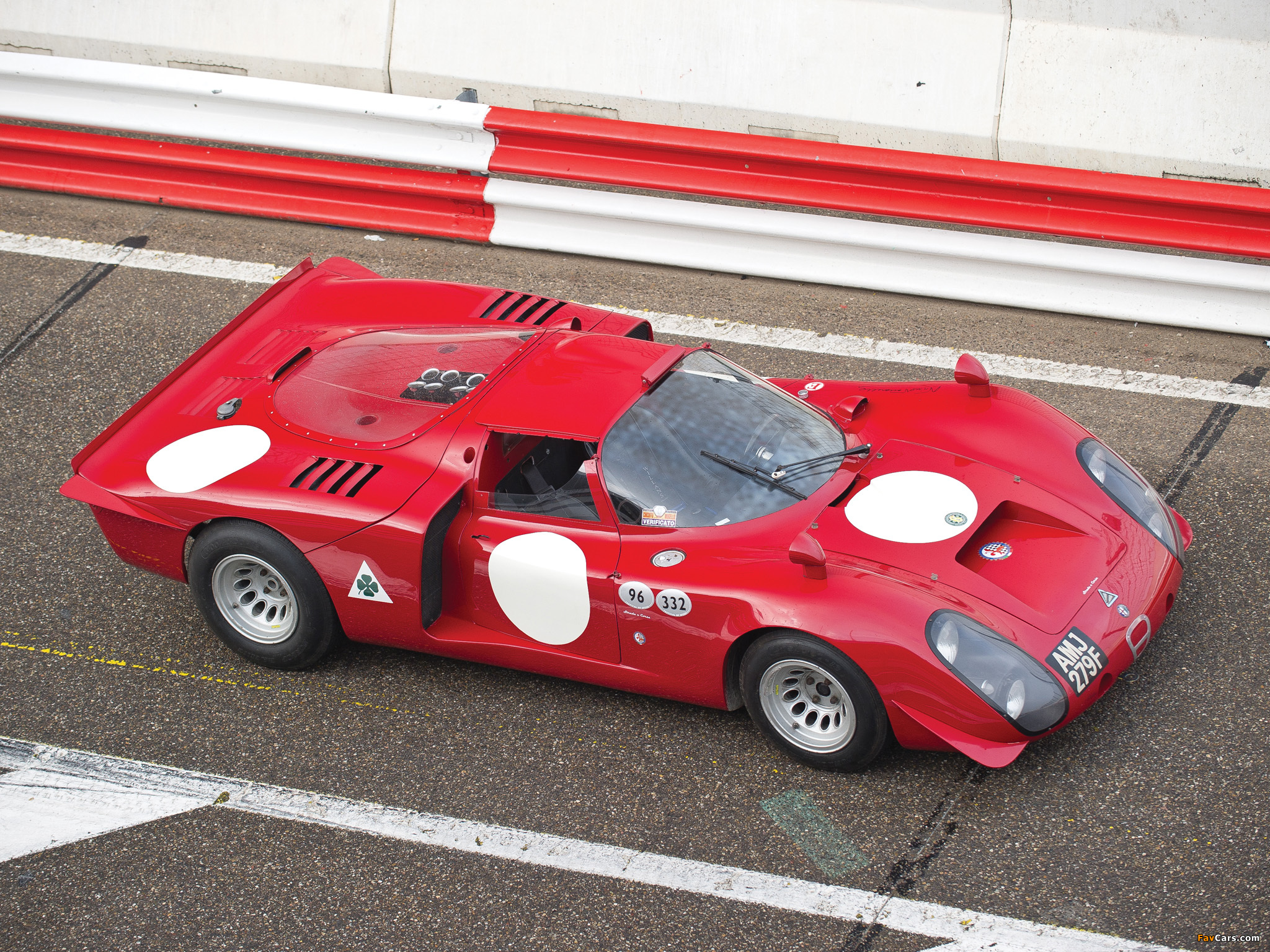 Alfa Romeo Tipo 33/2 Daytona (1968–1969) wallpapers (2048 x 1536)