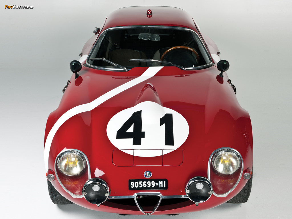 Alfa Romeo Giulia TZ 105 (1963–1967) photos (1024 x 768)