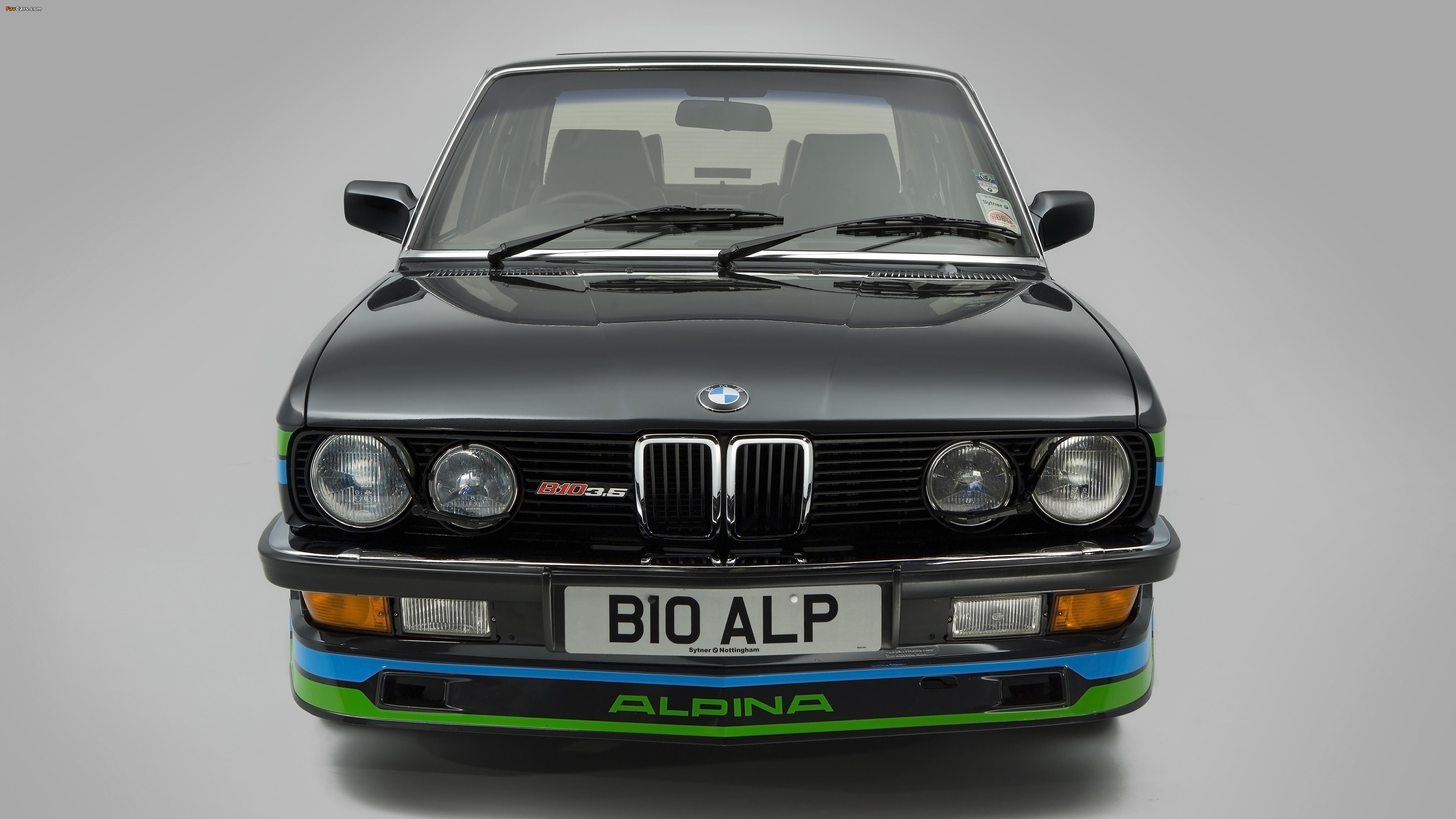 Photos of Alpina BMW B10 3.5 UK-spec (E28) 1985–87 (4096 x 2304)