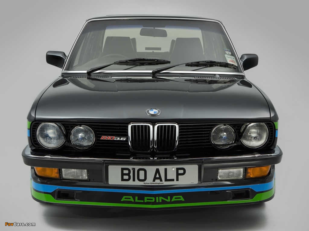 Photos of Alpina BMW B10 3.5 UK-spec (E28) 1985–87 (1024 x 768)