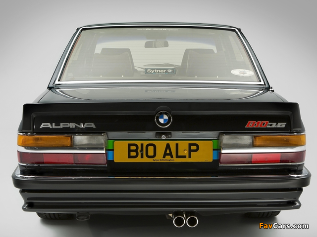 Pictures of Alpina BMW B10 3.5 UK-spec (E28) 1985–87 (640 x 480)