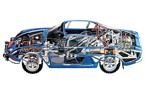 Renault Alpine A110 Rally Car images