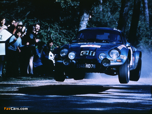 Renault Alpine A110 Rally Car photos (640 x 480)
