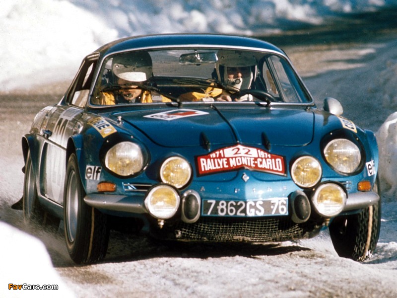 Images of Renault Alpine A110 Rally Car (800 x 600)