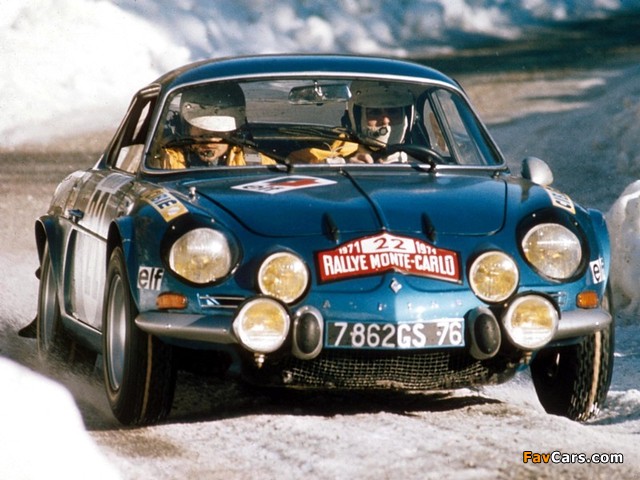 Images of Renault Alpine A110 Rally Car (640 x 480)