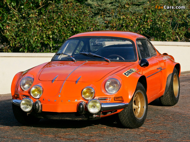 Photos of Renault Alpine A110 1600S Group 4 1970–75 (640 x 480)