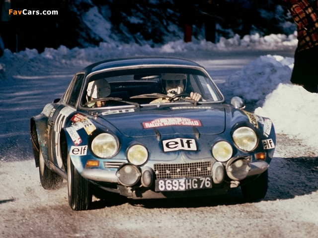 Photos of Renault Alpine A110 Rally Car (640 x 480)