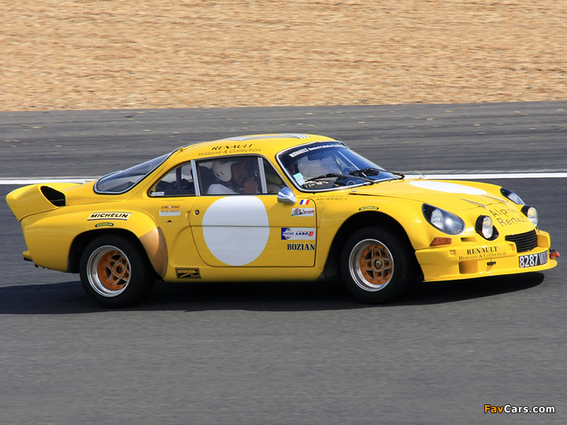 Pictures of Renault Alpine A110 1800 Group 4 1973–77 (800 x 600)