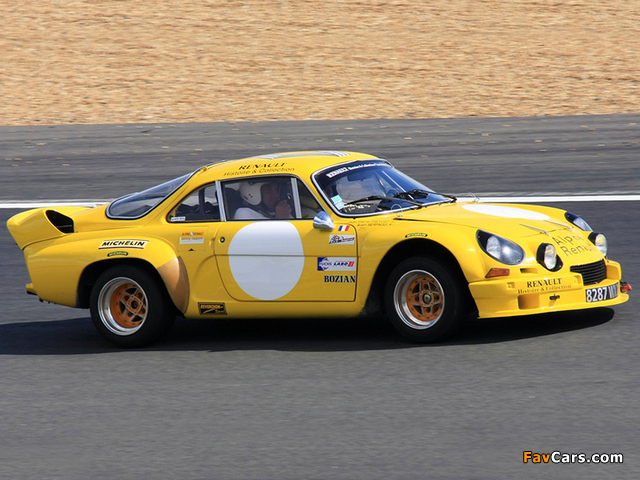 Pictures of Renault Alpine A110 1800 Group 4 1973–77 (640 x 480)
