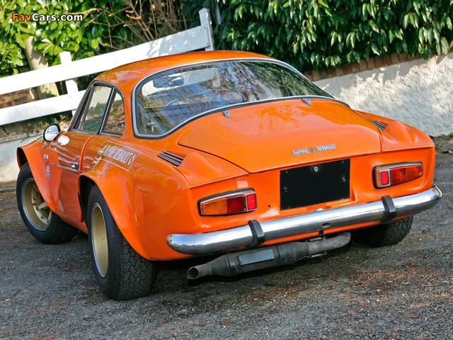 Renault Alpine A110 1600S Group 4 1970–75 wallpapers (640 x 480)