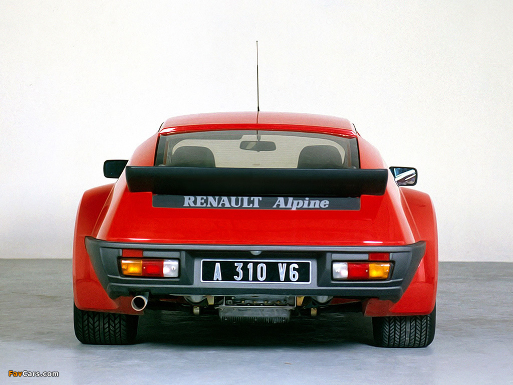 Renault Alpine A310 V6 Groupe 4 (1982–1985) pictures (1024 x 768)