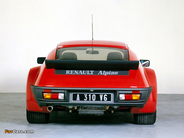 Renault Alpine A310 V6 Groupe 4 (1982–1985) pictures (640 x 480)