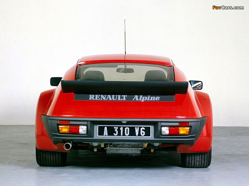 Renault Alpine A310 V6 Groupe 4 (1982–1985) pictures (800 x 600)