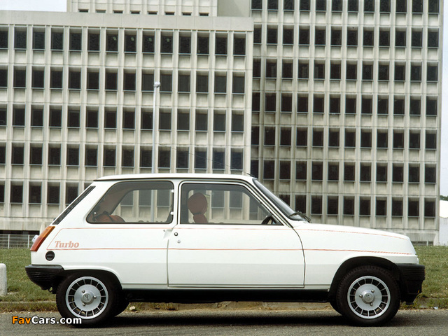 Renault 5 Alpine Turbo (1982–1984) pictures (640 x 480)