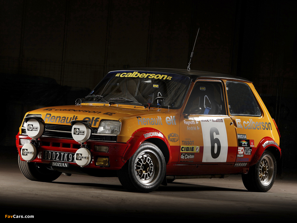 Images of Renault 5 Alpine Rally Car (1977) (1024 x 768)