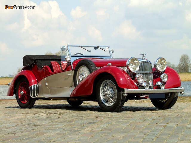 Alvis Speed 25 SC Tourer by Vanden Plas (1937–1939) photos (640 x 480)