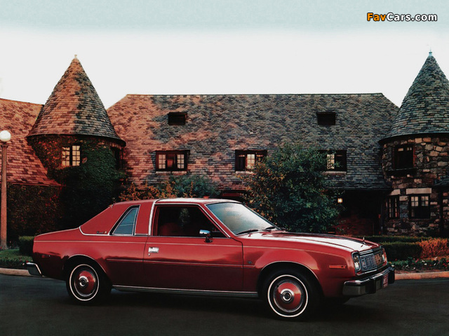 AMC Concord 2-door Sedan 1978 wallpapers (640 x 480)