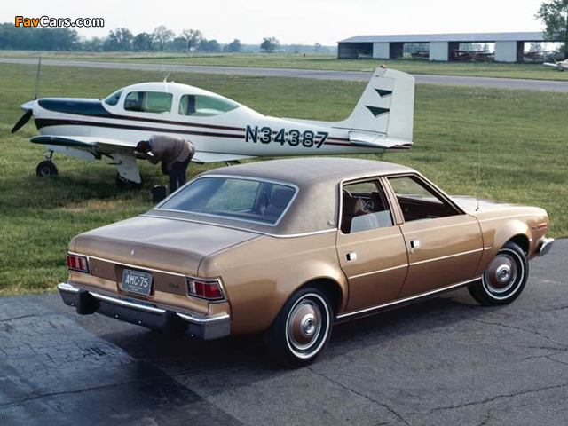 AMC Hornet D/L Sedan 1975–77 photos (640 x 480)