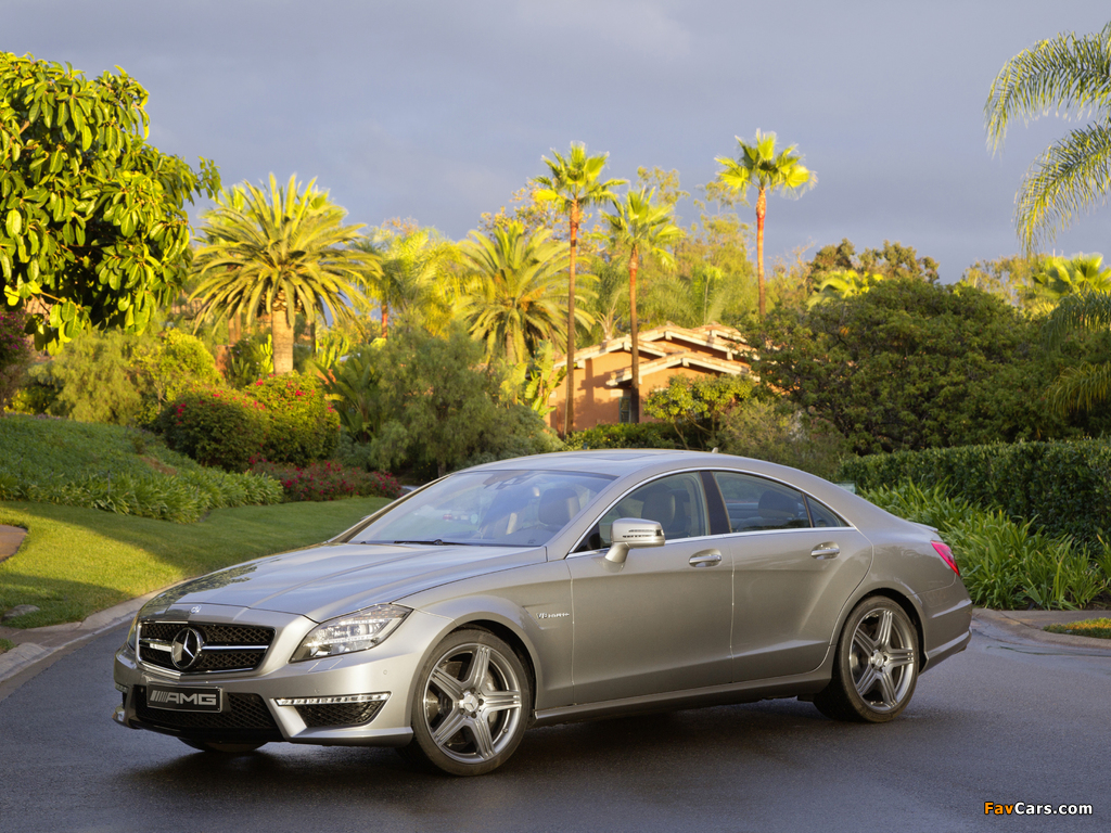 Mercedes-Benz CLS 63 AMG (C218) 2010–14 wallpapers (1024 x 768)