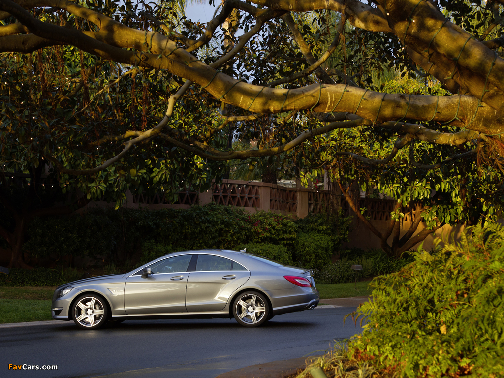 Mercedes-Benz CLS 63 AMG (C218) 2010–14 wallpapers (1024 x 768)