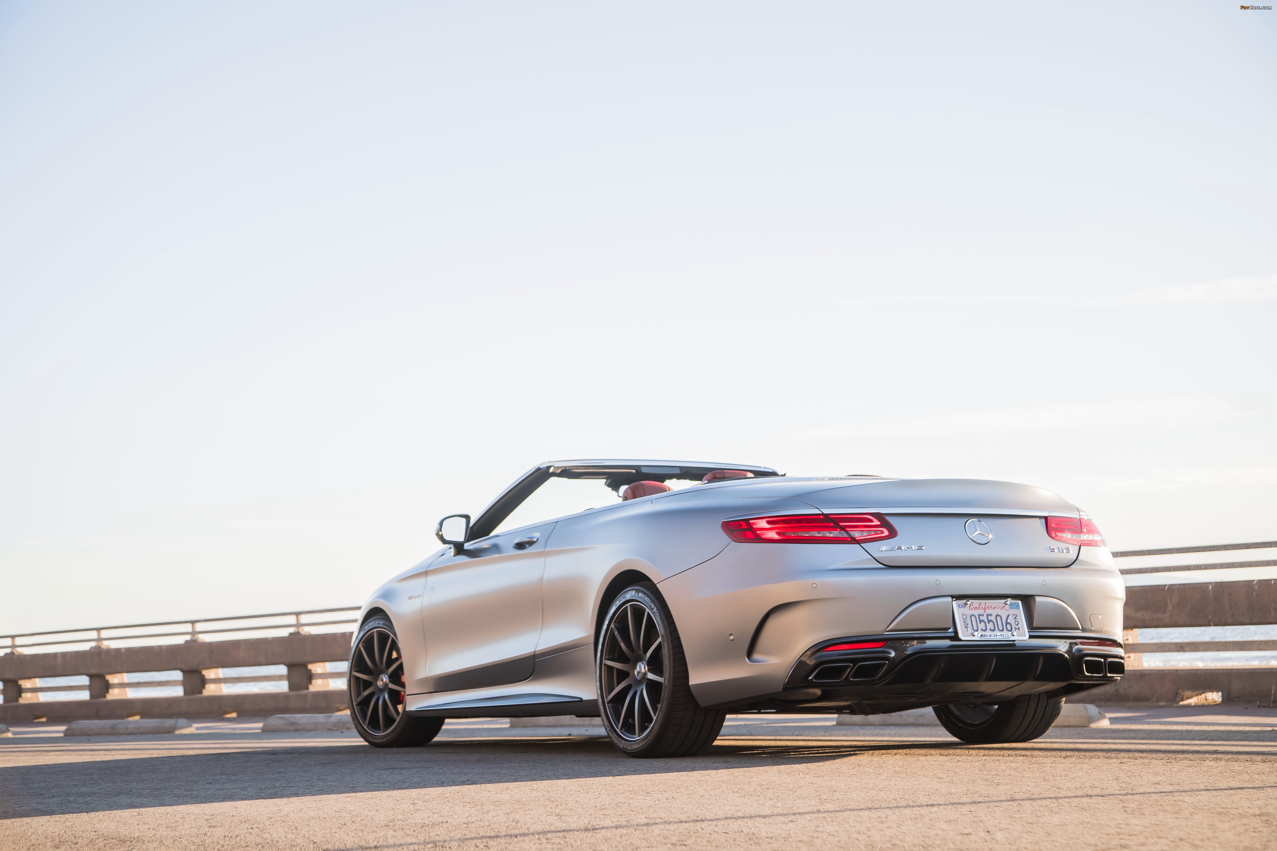 Mercedes-AMG S 63 Cabriolet North America (A217) 2016 images (4096 x 2731)