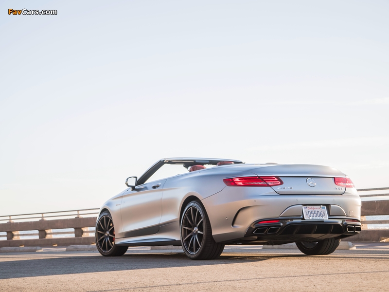 Mercedes-AMG S 63 Cabriolet North America (A217) 2016 images (800 x 600)