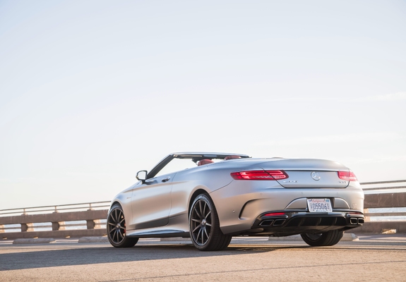 Mercedes-AMG S 63 Cabriolet North America (A217) 2016 images