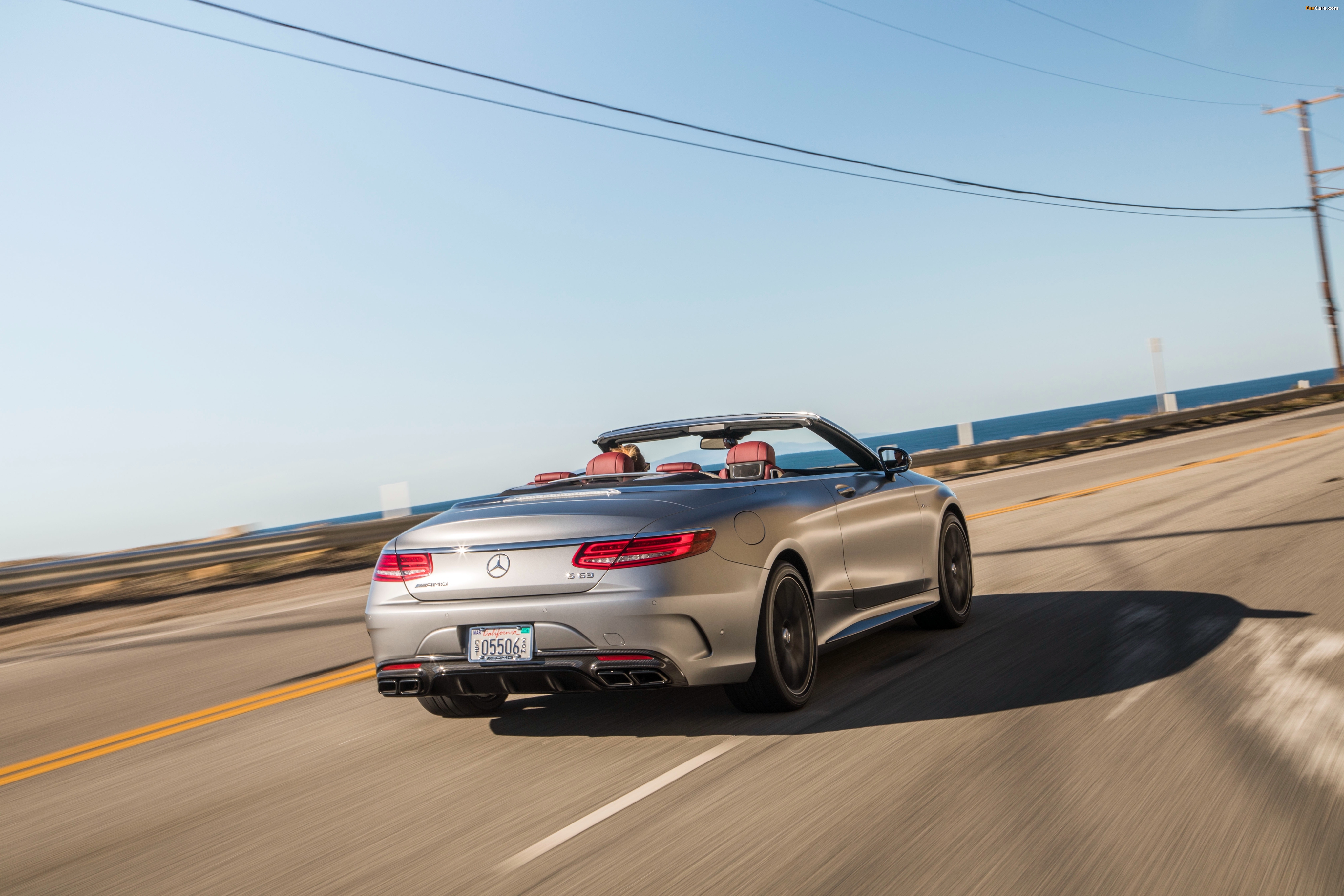 Mercedes-AMG S 63 Cabriolet North America (A217) 2016 images (4096 x 2731)