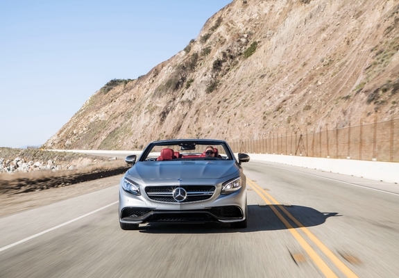 Mercedes-AMG S 63 Cabriolet North America (A217) 2016 pictures