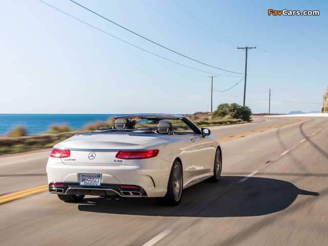 Mercedes-AMG S 65 Cabriolet North America (A217) 2016 wallpapers (640 x 480)