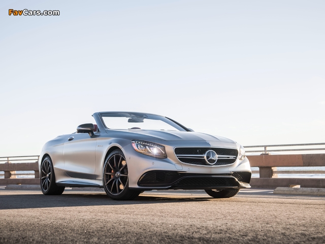 Mercedes-AMG S 63 Cabriolet North America (A217) 2016 wallpapers (640 x 480)