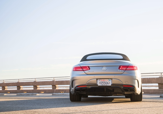 Photos of Mercedes-AMG S 63 Cabriolet North America (A217) 2016