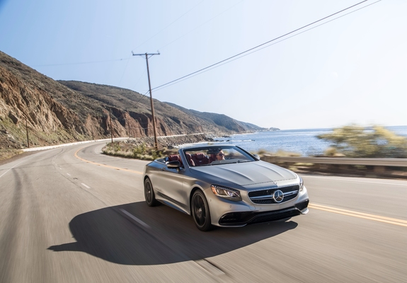 Pictures of Mercedes-AMG S 63 Cabriolet North America (A217) 2016